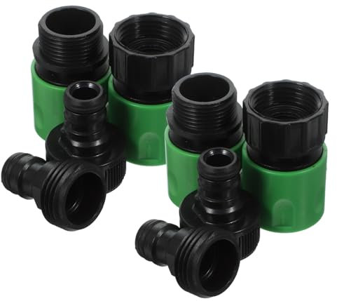BESPORTBLE 10pcs Hose Tap Adaptor Adapter Quick Connect Faucet Set Garden Adapter Watering Connector Made of Plastic for Garden Hoses Sprayers Nozzles