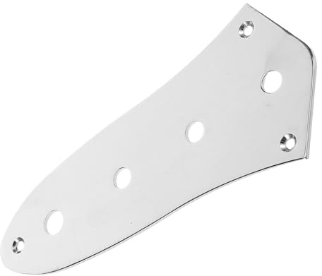 TOYANDONA Metall-kontrollplatte Bass Bassgitarren-montageplatte Mit Potentiometern Und Schaltern Steuerplatte Für Jazz-bassgitarren Kompatibel Mit Vielen Instrumenten
