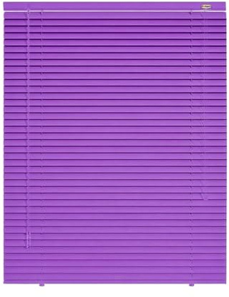 WZDXFNLD Persianas Venecianas de Aluminio, Personalizado Estores Privacidad Horizontales Lamas de 25mm, Estores Oscurecedoras para Salón Dormitorio Oficina Ventana, Fácil Instalación(Purple)