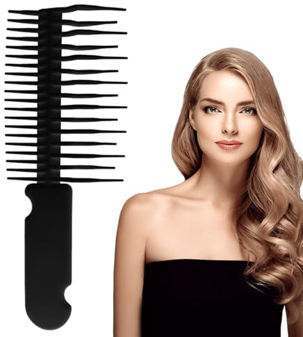 Wet Comb Detangling Hair Comb Comfortable Efficient Multifunctional | Thin Hair Untangling Comb Detangling Anti-Frizz Flexible Wide-Tooth Lightweight Compact for Outdoors Travel Camping Gym