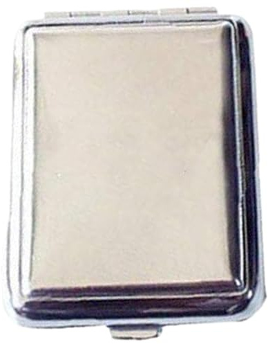 Mini Stainless Steel Waterproof Match Box – Silver Match Holder with Friction Plate Portable Stash Box