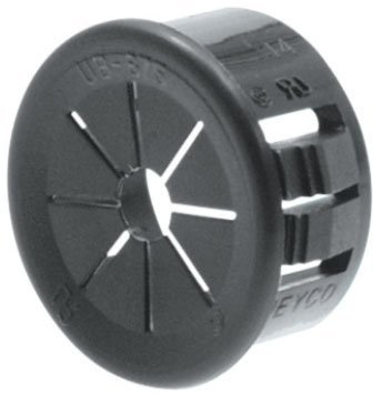 Heyco 2157 UB-1093 Black Universal Bushing (Package of 250)