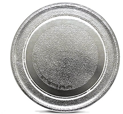 Forno a microonde Giradischi in vetro Accessori applicabili Generale Pallet Piatto di vetro Diametro 24,5 cm, Piatto fondo ad alta resistenza Giradischi in vetro