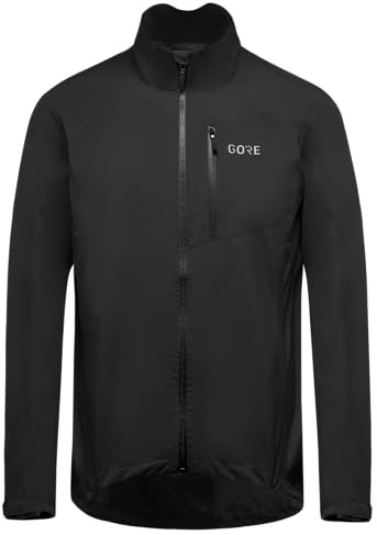 GORE WEAR Gore-Tex Paclite Giacca Uomo, Nero, L