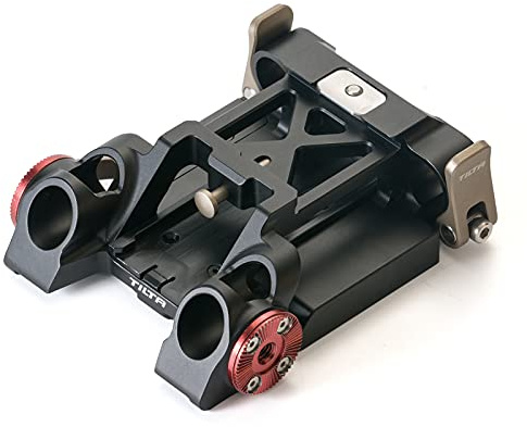 Tilta Tiltaing TA-BSP6-15-B Plaque de base LWS de type VI compatible avec caméra BMPCC 6K Pro Blackmagic Pocket Cinema 6K Pro Rig léger et durable Noir 15 mm