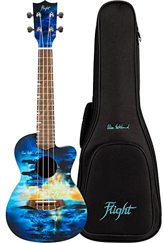 Flight Ukeleles AUC-CITY Konzert-Ukulele Elise Ecklund Signature