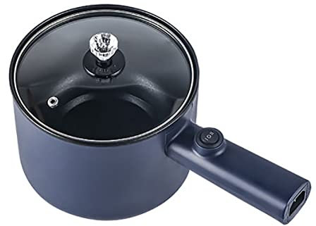 Faitout électrique, 1,8 l, cuiseur à nouilles rapide, cuisinière électrique, casserole multifonctionnelle, poêle à frire, cocotte antiadhésive