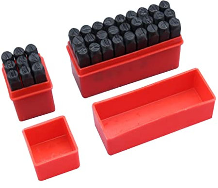 Lurrose 36 STK Alphabet-initialen Lederstanzstempel Leder-Alphabet Brief Aus Stahl Metall-stanz-kit Leder Buchstaben Stempel Aluminiumteller Wärmewerkzeug Stanzwerkzeug Mit Löchern Etikett