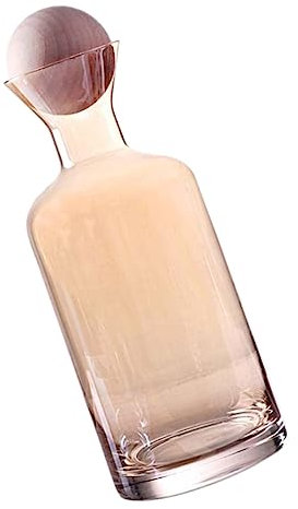 HEMOTON Bollitore in Vetro Temperato Per Bevande Capacità 1.5l Distributore D' Per Frigorifero in Contenitore Per Fredda e Design Leggero e Portatile Utensile Da Cucina Per Famiglia e Ospiti