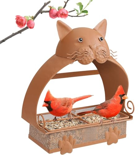 Vogelfutterspender，Fenster vogelfutterhaus，Vogelhaus Fensterscheibe mit 2 Saugnäpfen，Vogelhaus Fenster Futterhaus, Fenster Futterhaus für Vögel für Garten, Hinterhof,lockt Wildfinken