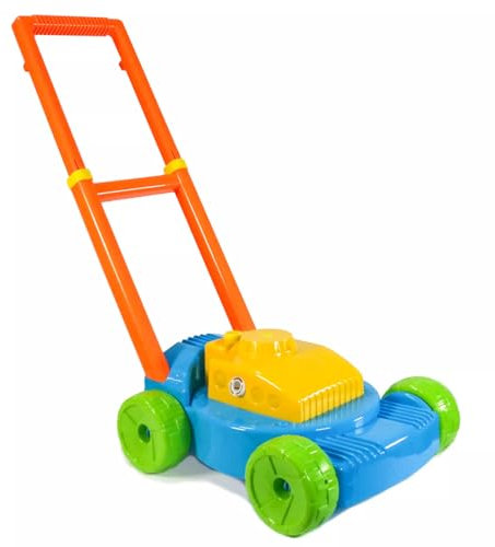 SDMAX Auto Bubble Mower Toy, Spill-proof Bubble Lawn Mower Toy with Bubble Solution, Battery Operated, Great Gift for Kids, Garden Toy, Suitable for Age 3+ Years