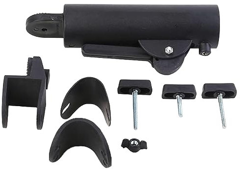 X-Institute Golf Trolley Umbrella Holder Adjustable Black Stand Attachment Cart For Push Handle Trolley Extender Stand Mounting Bracket Push