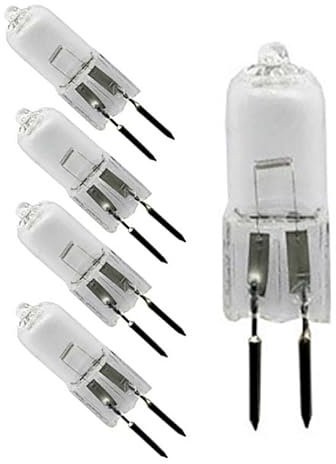 JZLBBC 5Pc Lampada Alogena A Capsula G5.3 12V 100W Lampadine Alogene Aromatica Lampadina Da Lavoro Meccanica Lampadina GU5.3 base a doppio ago,20W