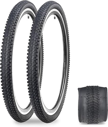 MTB Reifen 24x1.95 & 26x1.95 Zoll (2er Pack) – Stollenprofil für optimalen Grip, All-Terrain Fahrradreifen, 30-80 PSI, ideal für Mountainbikes und E-Bikes