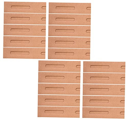 SEWACC 30stücke Teiliges Kraftpapier Stifthüllen Einzelne Stiftverpackung Mit Fenster Umweltfreundlicher Pen Organizer Und Geschenkbox Einfache Faltschachtel Für Kugelschreiber Und Füllfe