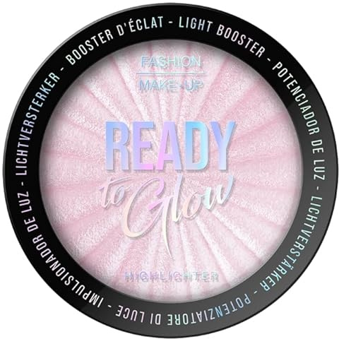 Fashion Make-Up - Poudre illuminatrice/Highlighter 'READY TO GLOW'- N°3 Pearl Pink