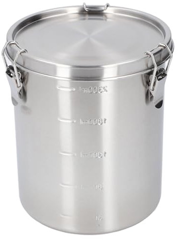 Goshyda Conteneur de Stockage D'aliments pour Chiens Hermétique, Contenant de Stockage D'aliments pour Chats, épreuve de Fuite en Acier Inoxydable pour Animaux de Compagnie Conteneur de