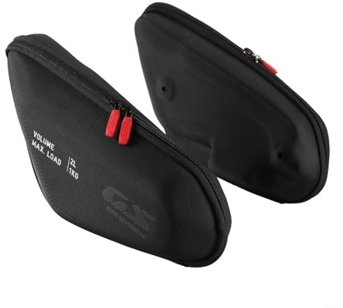 URPIZY Motorrad Rahmentasche Seitentasche Wasserdicht Gepäcktasche für BMW R 1300 für GS Adventure 2024-2025 Schwarz Nylon Werkzeugtasche