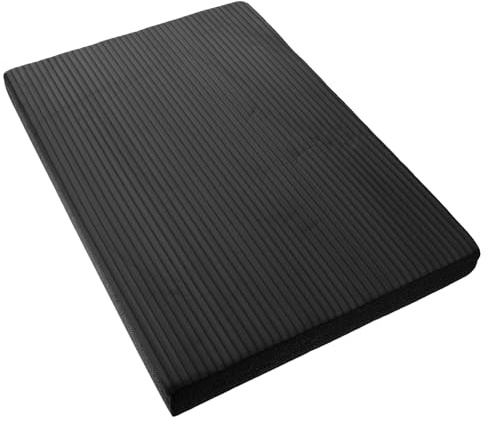 Zerodeko Tapis D'équilibre Noir en Nbr pour Entraînement Fitness et Yoga, Coussin Antidérapant Polyvalent et Facile à Transporter, pour Routines Sportives