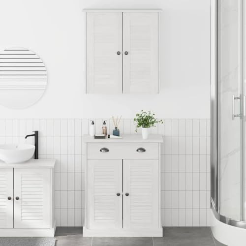 Frdhee Mobile Lavatoio Moderno, Set di mobili per il bagno VIGO 2 pcs Marrone 67.5 x 34 x 80 cm Mobiletti Bagno per Articoli Da Toilette, Vanity Area Di Lavaggio