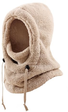 Balaclava Thermal Kids Kid Windproof Fleece Ski Balaclava Winter Neck Warmer Hood Ski Fleece Hat for Girls Cycling Skating Hiking Outdoor Above Age 3 and Under Age 10