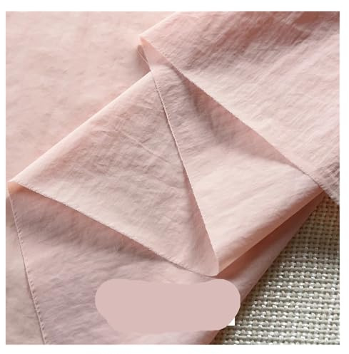 RGOEMHJ Tela Impermeable Transpirable Plisada por Metro for toldo de Nailon 70D, Chaqueta Tienda campaña Adecuado para Jardines y Balcones(39 Pink)