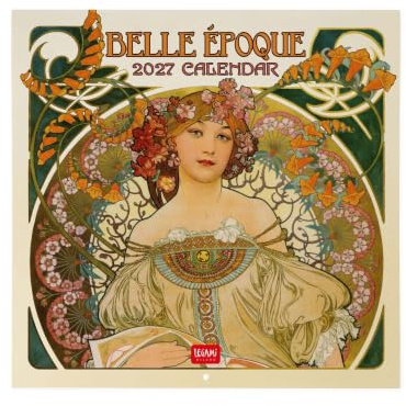 Legami - Calendario 2027 da Muro, Belle Epoque, Calendario da Parete Grande, 12 Mesi e Planner Annuale, in 6 Lingue, Spazio per Note, Segni Zodiacali, Festività Internazionali, 30 x 29 cm