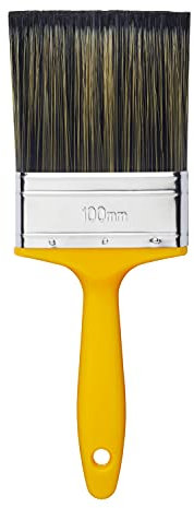 ProDec 4 inch Flat Masonry Paint Brush for Rapid Application of Smooth and Textured Masonry Paints on Outdoor Walls, Brick, Breeze Block, Render, Pebbledash and Other Rough Surfaces, 4 100mm