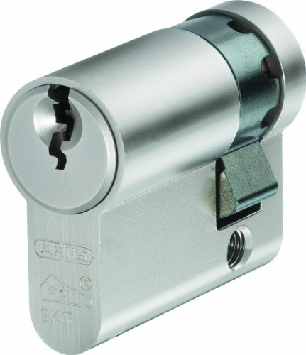 ABUS 53822 Euro Nickel Plated Half Cylinder Lock