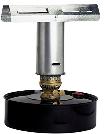 Fireside Single Burner Paraffin Greenhouse Heater, 5L, Up to 80Hrs, Adjustable Flame, 3500W, 500W Input, 215kW Output, Ideal for 48 sq ft Greenhouses