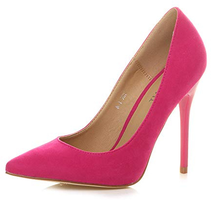 AJVANI high Heel Stiletto Smart Work Evening Pointed Court Shoes Size 6 39