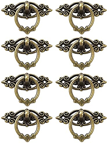 Integrity.1 8Pcs Schubladengriff, Möbel Griff, Schrank Schublade Ziehen Griff TürKnopf, Möbelknopf, Vintage Moebelknopf, Kabinett Knöpfe, für Schrank Schublade Küche