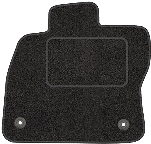 Motohobby Fußmatten passend für Seat Leon III Schwarz 1-teilig | Automatten, maßgeschneidert, rutschfest, Schmutzschutz für jeden Tag, Velours