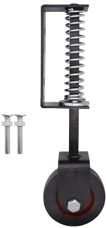 EAI Gate Wheel | Severe Duty Spring Loaded Gate Support Wheel | Black Max Load 138kg - Pack of 1 with Fixings