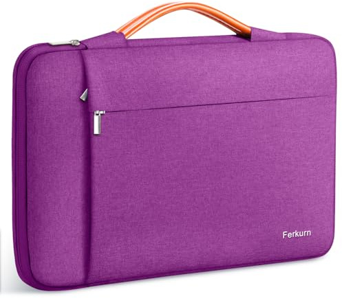 Ferkurn Laptop Case Sleeve Cover Computer Chromebook Case, 11 11.6 Inch | Compatible with Microsoft Surface Pro, Laptop Go 12.4, Samsung Chromebook 4, iPad Pro 12.9, Acer, ASUS Vivobook, HP, Purple