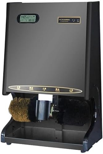ASEENXPS Perpetual Calendar Dual Start Shoe Polisher Vertical Automatic Electric Shoe Shine Machine, 128W Alr Motor Shoe Care Kit, For Hotel Lobby Electric Shoe Polisher clean