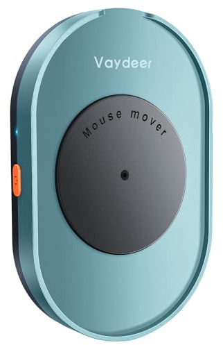 VAYDEER Mouse Jiggler, USB Mausbeweger, Schwarz | treiberfreies Plug-and-play, leiser Betrieb, für macOS und Linux, für Homeoffice und PC