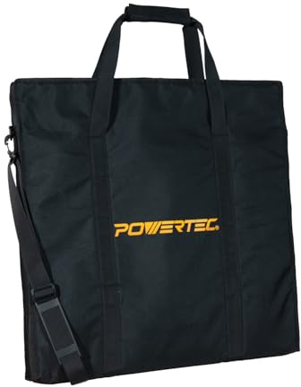 POWERTEC Carrying Bag for Arachni-Flex Workbench Tabletops - Padded Storage & Transport Bag with Shoulder Strap & Accessory Pouch (72135)