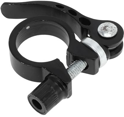 Motoforti Collier De Serrage De Tige De Selle De Vélo, Noir, 1pc