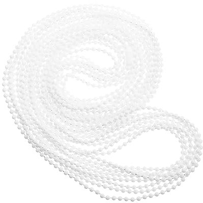 TOPPERFUN Roller Blind Cord Venetian Blind Beaded Chain No Drilling Pelmets for Windows