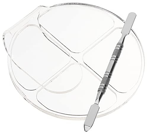 CALLARON 2sätze Makeup Mixing Palette Mit Spatel Kosmetisches -mischset Für Foundation Lidschatten Und Nagellack Professionelle Make-up-werkzeuge Für Zuhause Und Salon