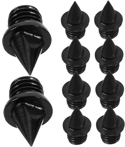 Gogogmee Clavos de Repuesto para Zapatillas de Atletismo 20 Uds Acero Negro