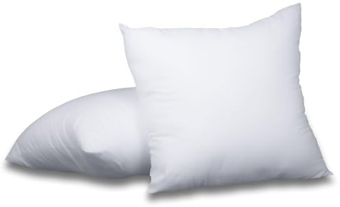 Genérico MARCAVI | 2 Rellenos Cojín 50x50 Mullido Tejido Suave Ideal Descanso y Decoración - Relleno Cojín Interior Ligero y Resistente, Adaptable Fundas sofá, Cama, Respaldo