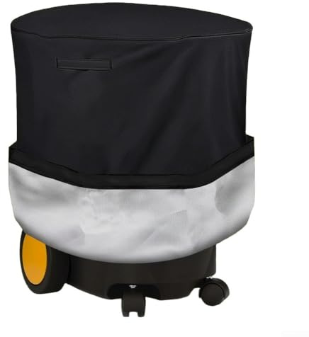 Housse de protection imperméable pour déchiqueteuse à bois avec quatre couches et ourlet élastique sécurisé (210D)