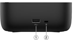 HP USB‑C 100W G6 Dockingstation – 100 W Power Delivery, HDMI 2.1, 2X DisplayPort 1.4, 2.5GbE RJ‑45, 2X USB‑C & 3X USB‑A, bis zu 3 Monitore, bis 4K