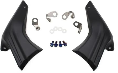 Condotti Aria Freno Di Raffreddamento Kit Kit di montaggio ABS per moto, sistema frenante, copertura di raffreddamento ad aria, adatto per BMW S1000RR S1000XR R1250GS 1200R R1200RS(Matte Black)