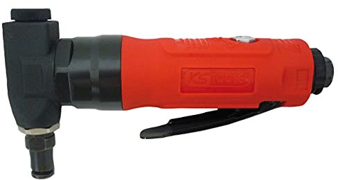 KS Tools 515.3050 Roditrice ad Aria Compressa, per Il Taglio di Lamiere Ferrose e in Alluminio con Spessore Fino a 1 mm, Lunghezza 188 mm
