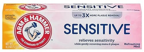 Arm & Hammer Sensitive Whitening With Orajel, 4.5 Ounce