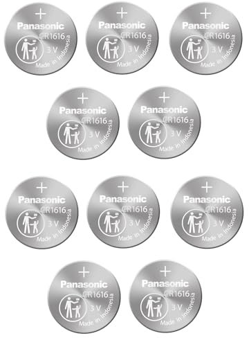 Panasonic CR1616 3 Volt Lithium Coin Battery (10 PCS)