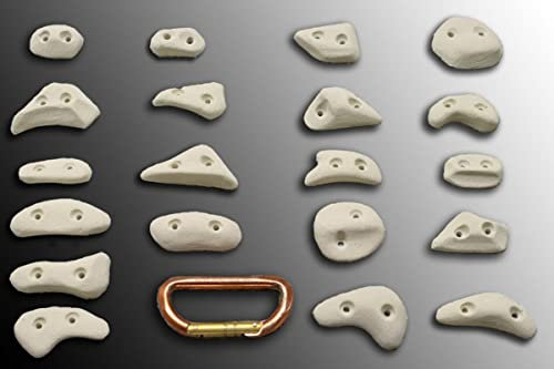 Move-it-Climbingholds Footsteps 3 (Spax) Klettergriffe XS, Farbe:braun